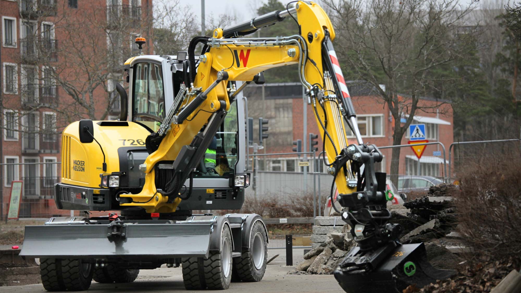 Markarbete som utförs