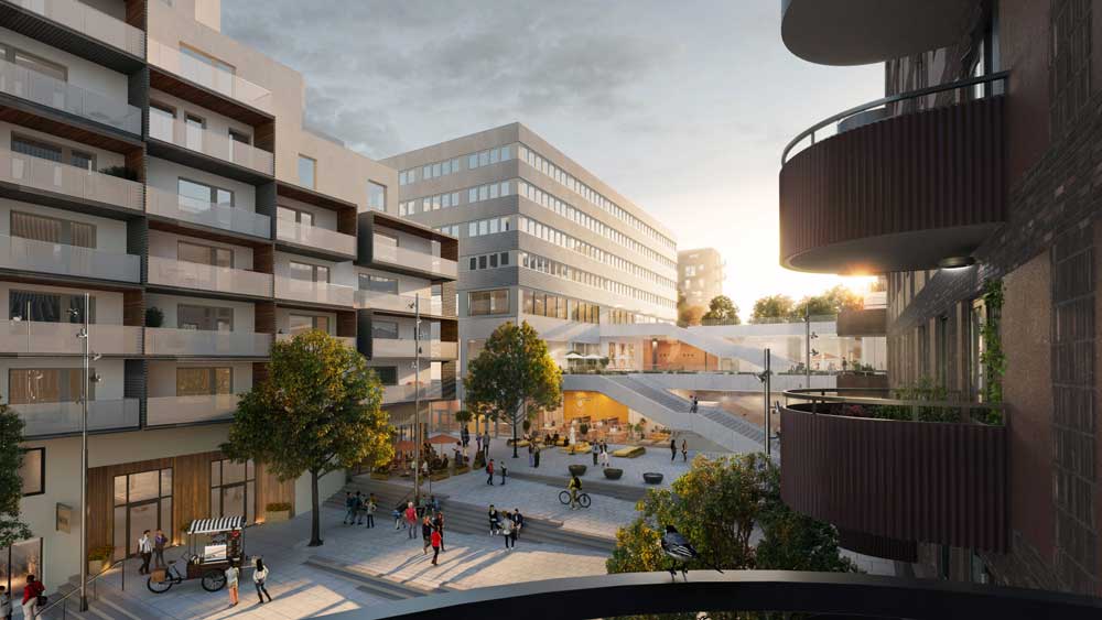 Nyproduktion av flerbostadshus