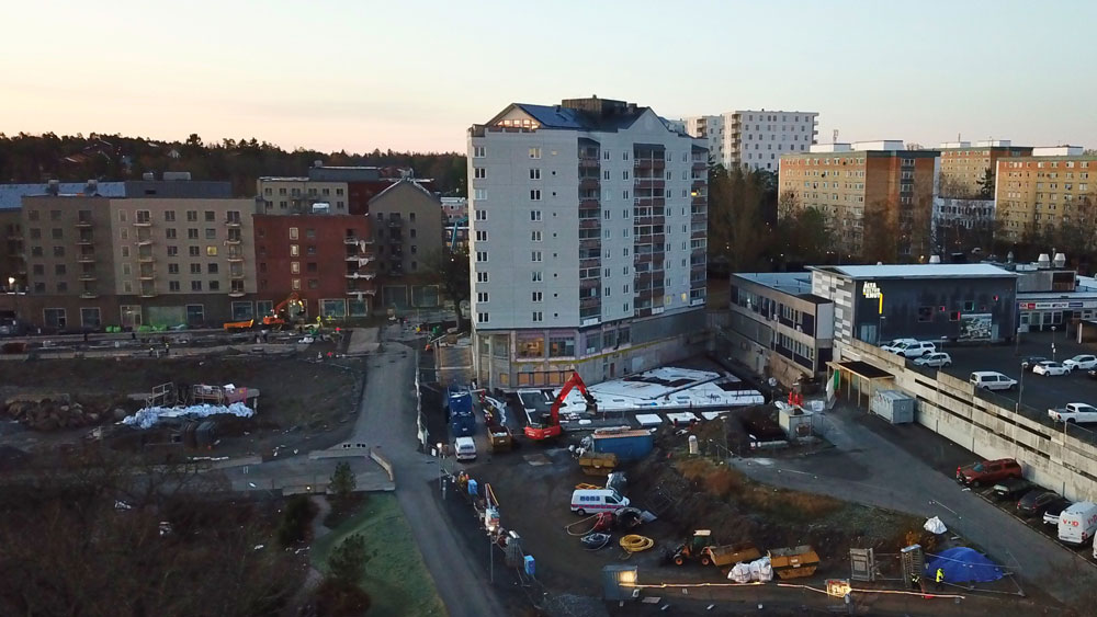 Nyproduktion av ett kulturhus